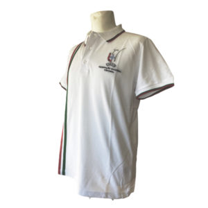 Polo Nacional Branco - Bordado